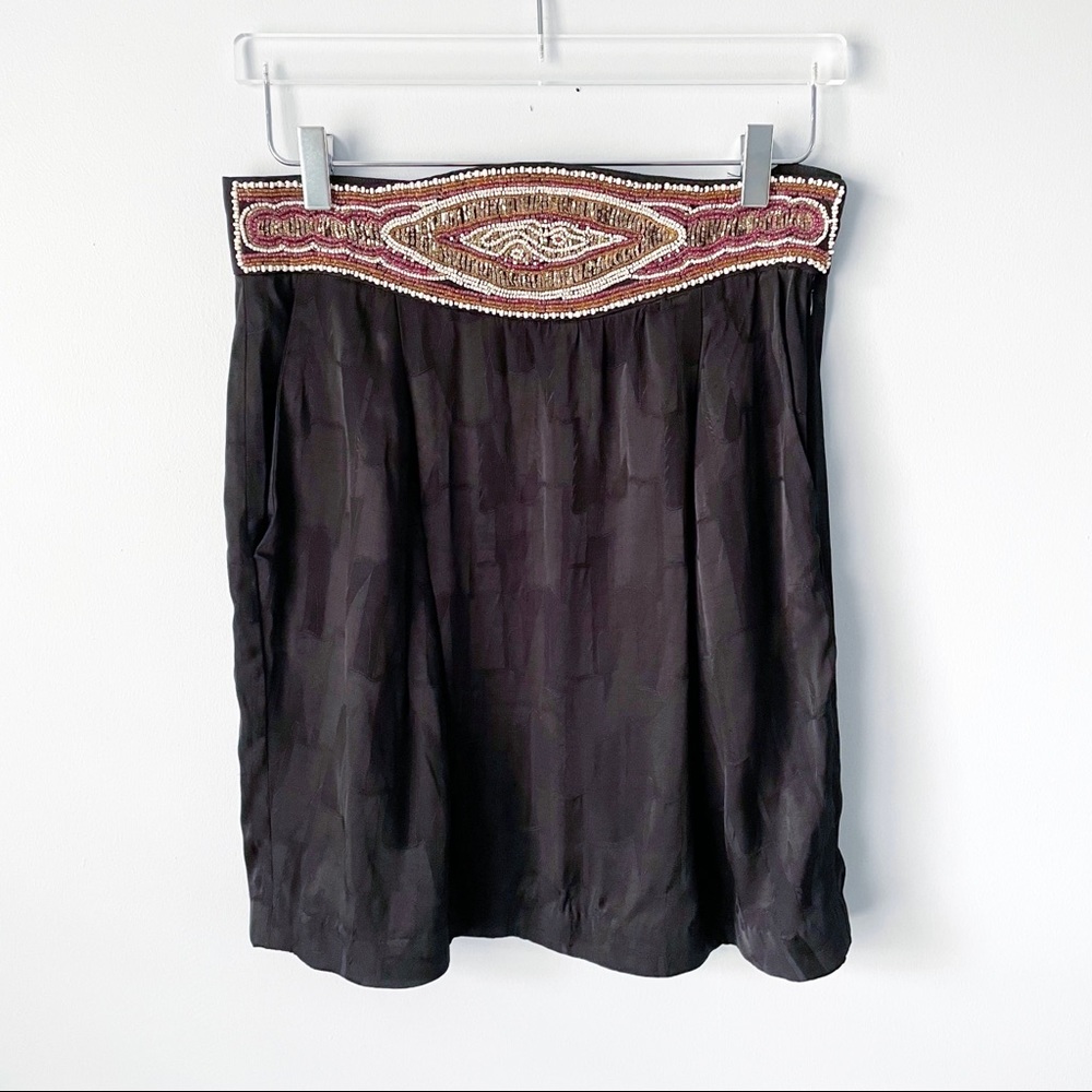 & Other Stories | Jacquard Embellished Beaded Pencil Skirt